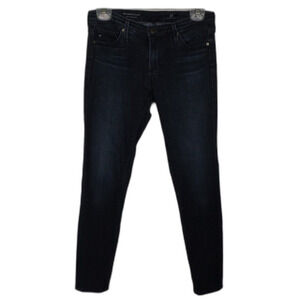 AG ADRIANO GOLDSHMEID Jeans, 26R, Legging Ankle, Skinny, CoalGrey Wash, low rise
